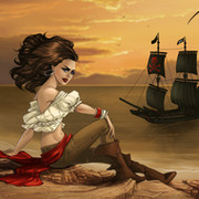 pirate lady on My World.
